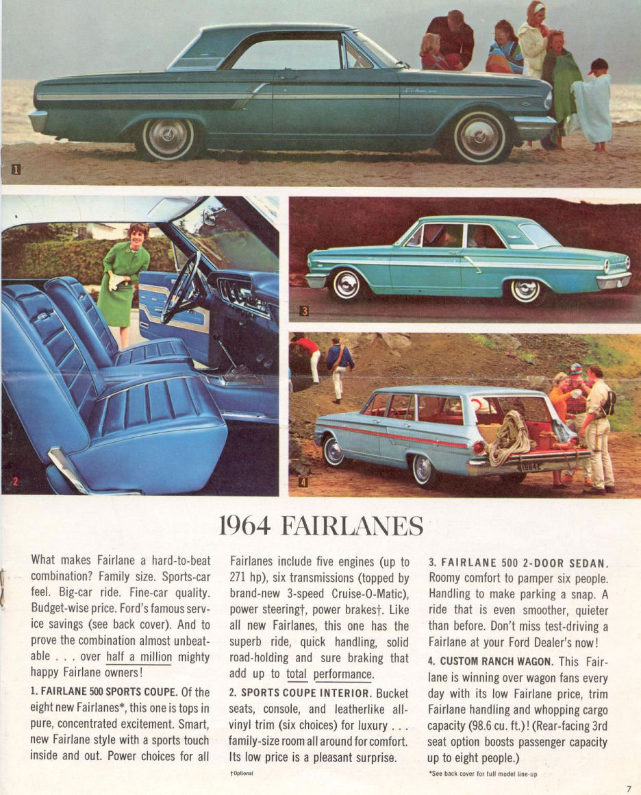 1964 Ford Brochure Page 7